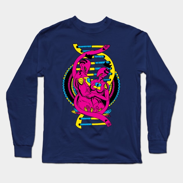 CMYK In Our DNA Long Sleeve T-Shirt by kenallouis